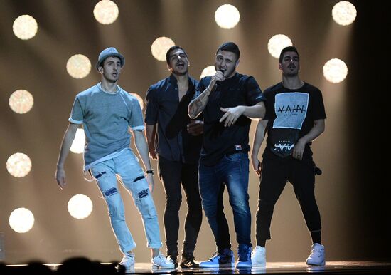 Final rehearsal for the Eurovision -2015 Song Context in Vienna