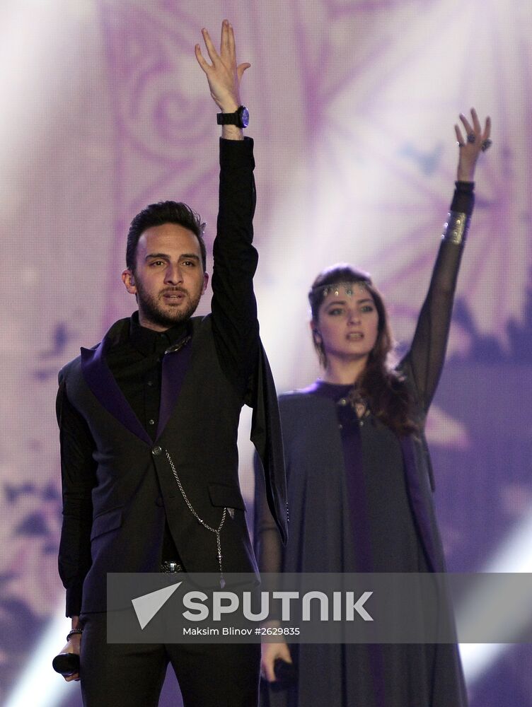 Final rehearsal for the Eurovision -2015 Song Context in Vienna