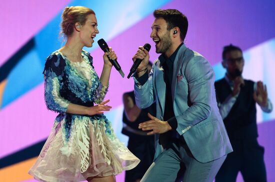 Final rehearsal for the Eurovision -2015 Song Context in Vienna