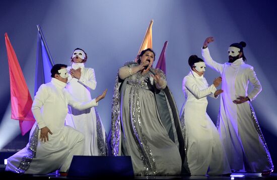 Final rehearsal for the Eurovision -2015 Song Context in Vienna