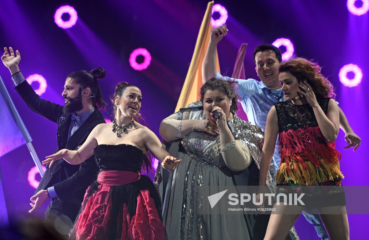 Final rehearsal for the Eurovision -2015 Song Context in Vienna