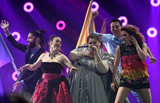 Final rehearsal for the Eurovision -2015 Song Context in Vienna