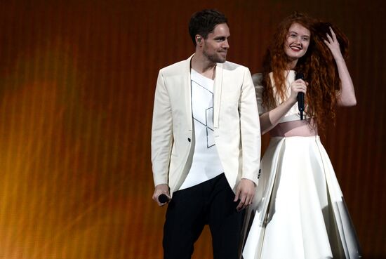 Final rehearsal for the Eurovision -2015 Song Context in Vienna