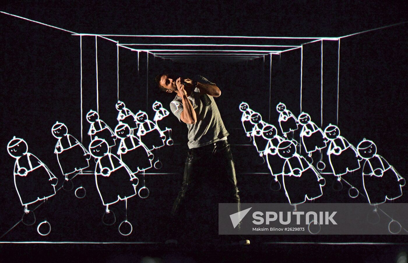 Final rehearsal for the Eurovision Song Contest 2015 in Vienna