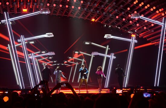 Final rehearsal for the Eurovision Song Contest 2015 in Vienna