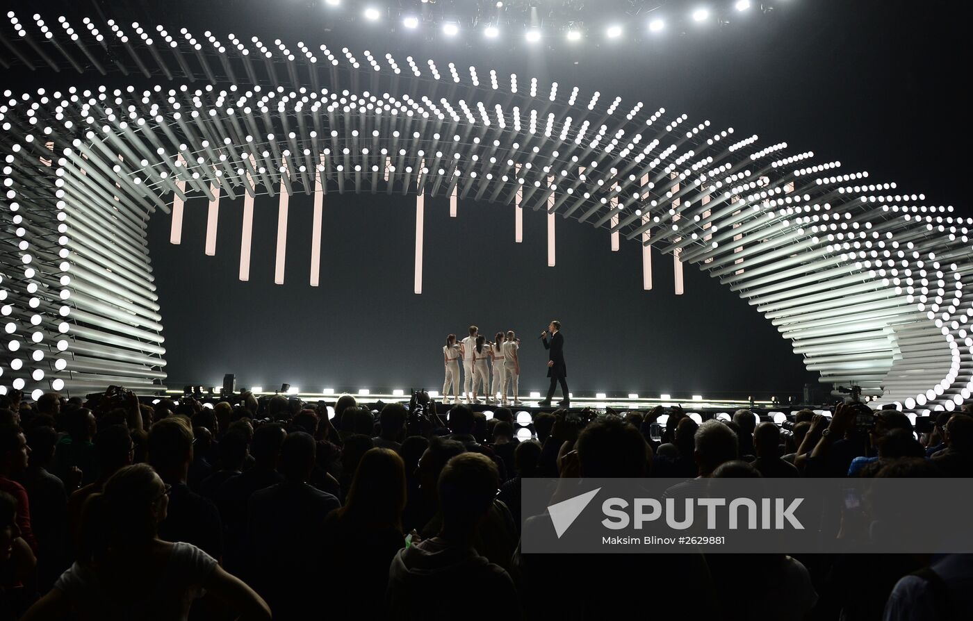 Final rehearsal for the Eurovision Song Contest 2015 in Vienna