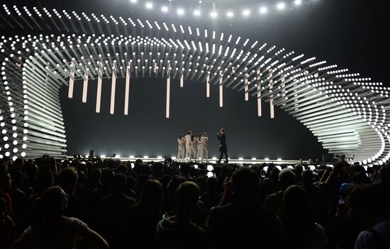 Final rehearsal for the Eurovision Song Contest 2015 in Vienna