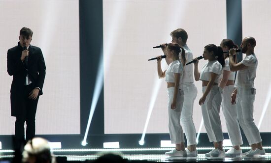 Final rehearsal for the Eurovision Song Contest 2015 in Vienna