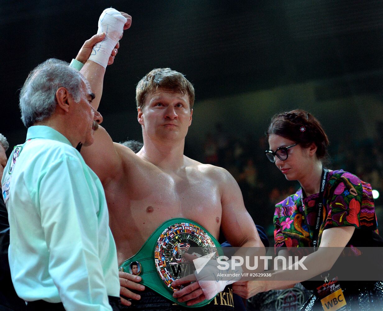 Boxing. Alexander Povetkin vs Mike Perez
