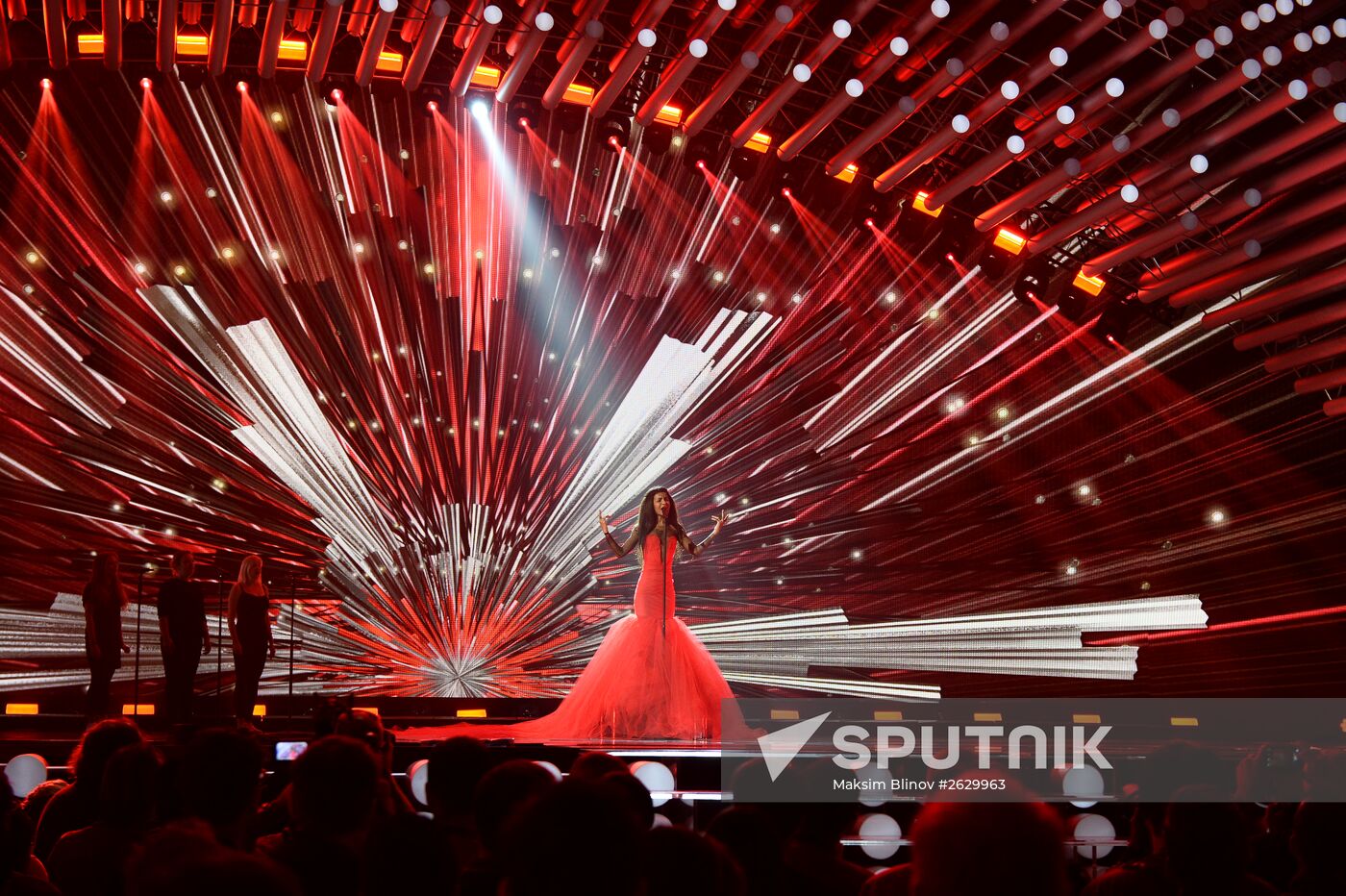 Final rehearsal for the Eurovision Song Contest 2015 in Vienna