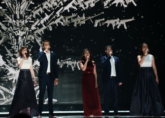 Final rehearsal for the Eurovision Song Contest 2015 in Vienna