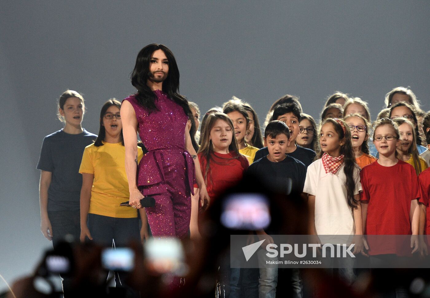 Final rehearsal for the Eurovision Song Contest 2015 in Vienna