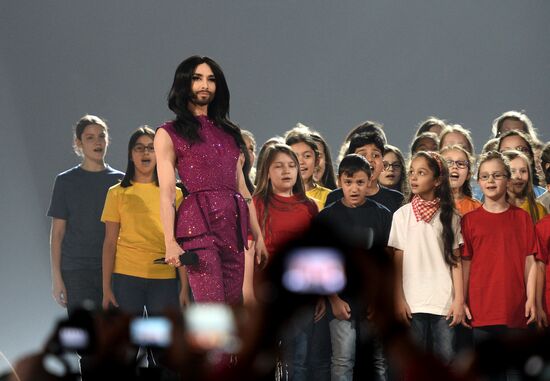 Final rehearsal for the Eurovision Song Contest 2015 in Vienna