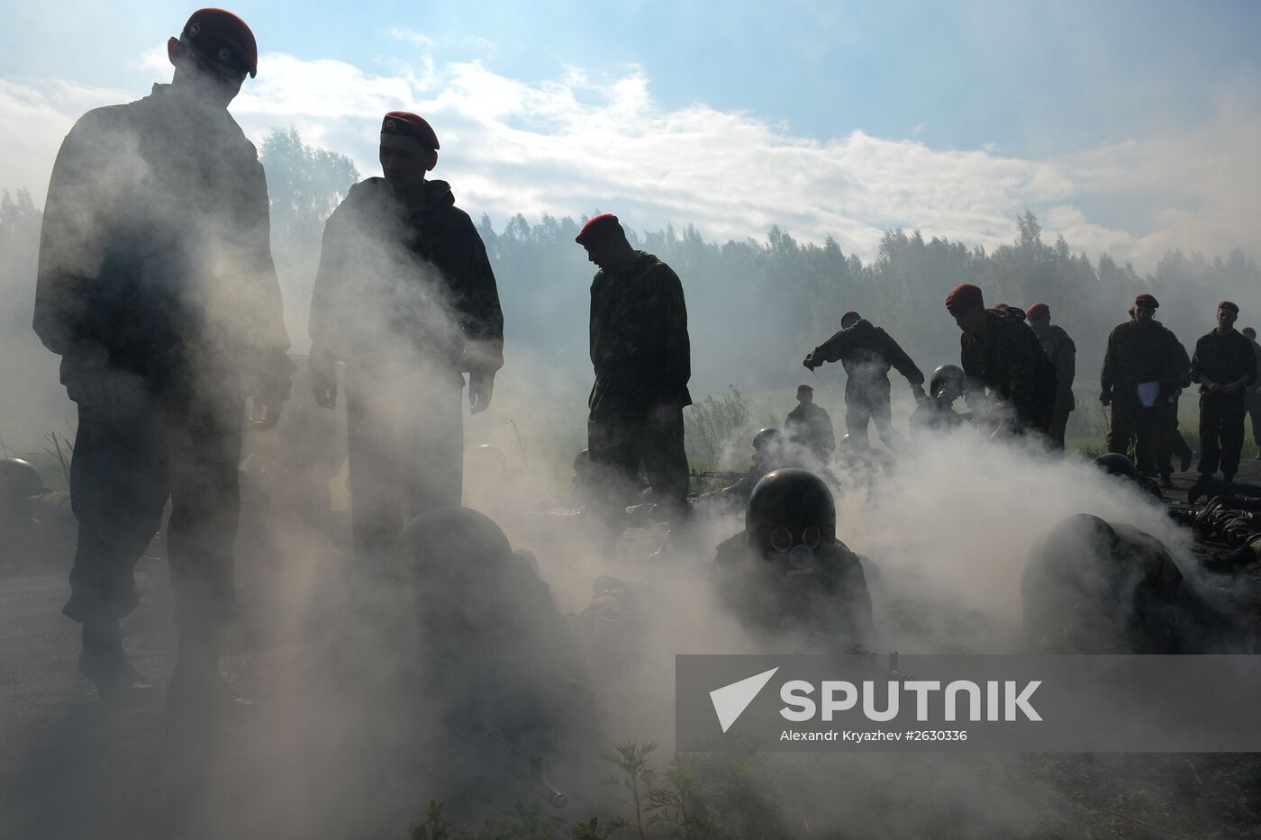 Personnel take maroon beret exam in Novosibirsk
