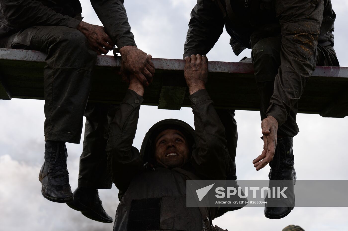 Personnel take maroon beret exam in Novosibirsk