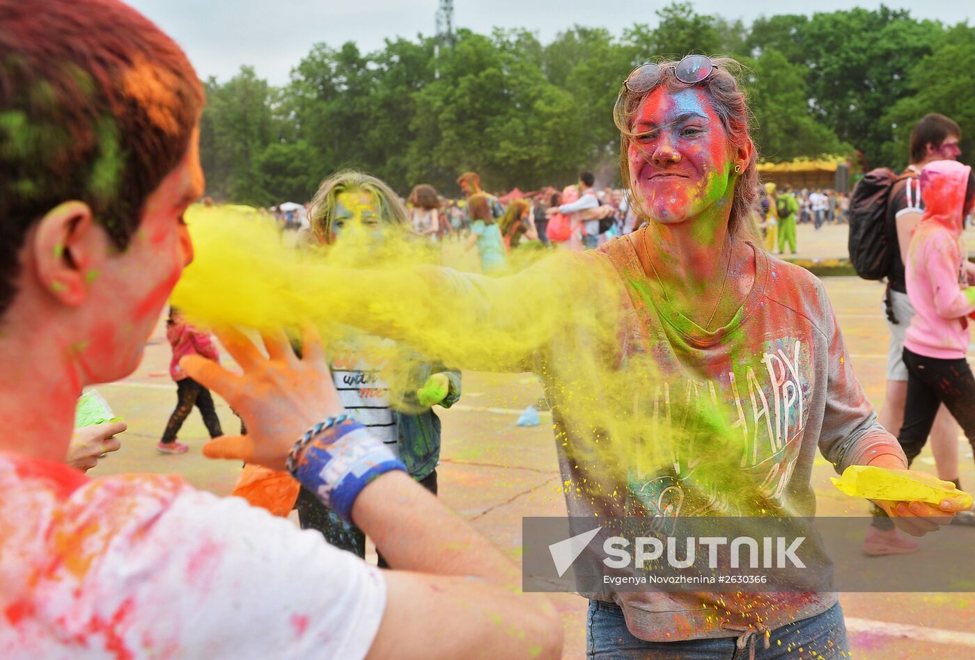 Holi Festival Of Colours at Luzhniki
