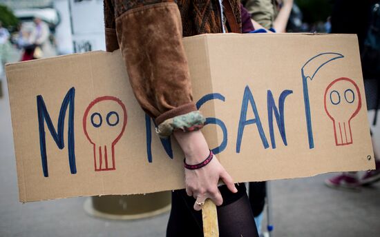 March Against Monsanto is held to protest against GMO food