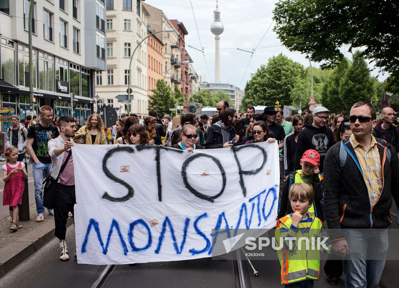 March Against Monsanto is held to protest against GMO food