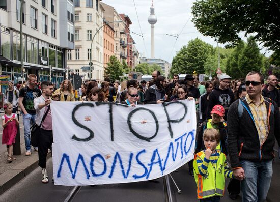 March Against Monsanto is held to protest against GMO food