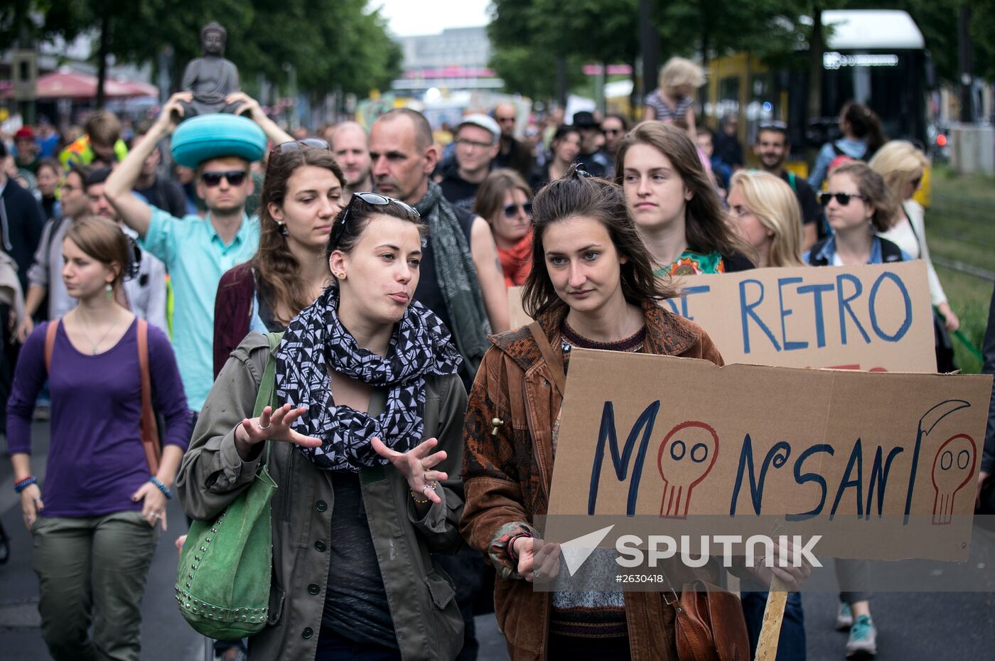 March Against Monsanto is held to protest against GMO food