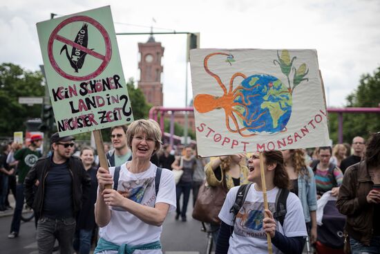 March Against Monsanto is held to protest against GMO food