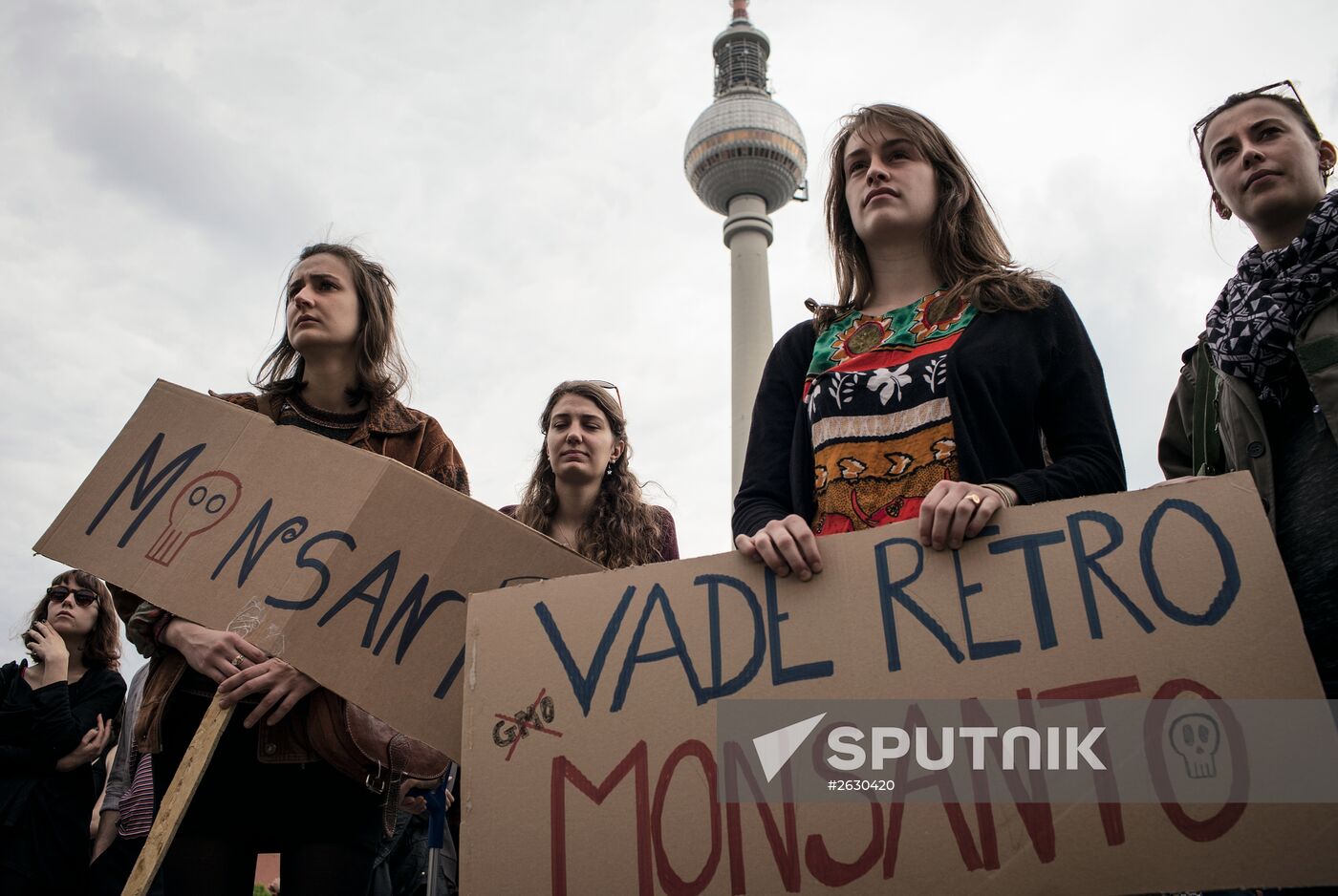March Against Monsanto is held to protest against GMO food