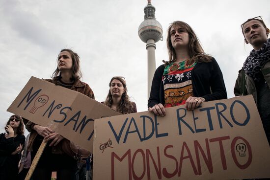 March Against Monsanto is held to protest against GMO food