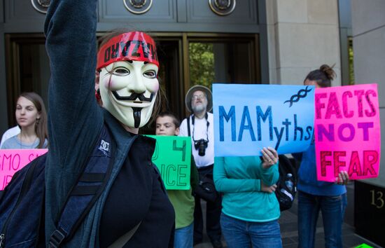 March Against Monsanto is held to protest against GMO food