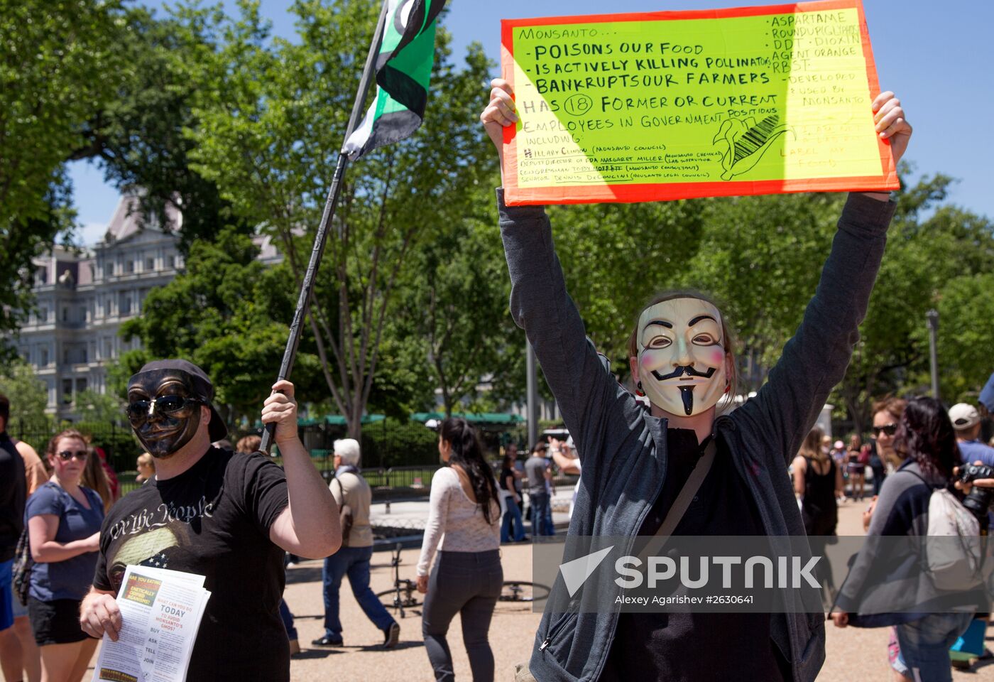 March Against Monsanto is held to protest against GMO food