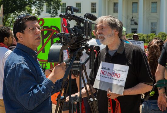 March Against Monsanto is held to protest against GMO food