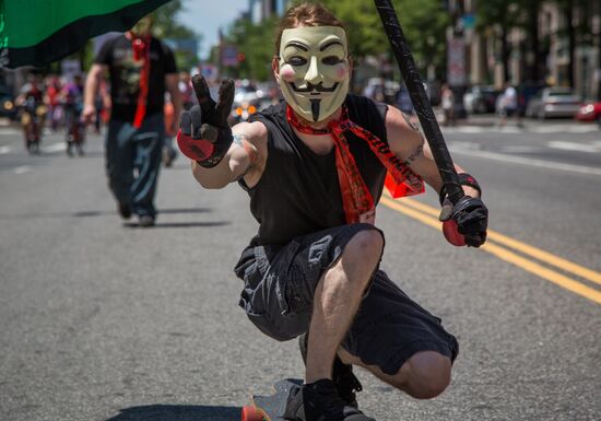 March Against Monsanto is held to protest against GMO food