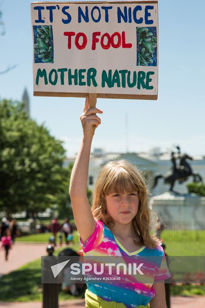 March Against Monsanto is held to protest against GMO food