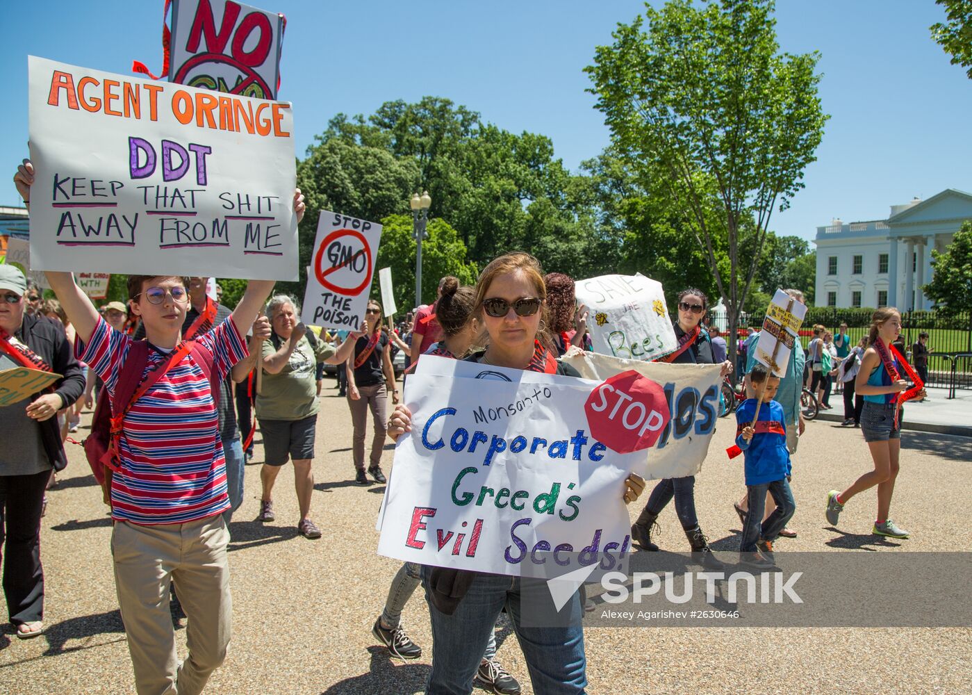 March Against Monsanto is held to protest against GMO food