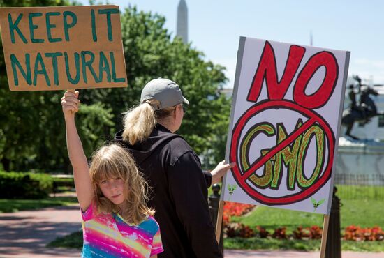 March Against Monsanto is held to protest against GMO food