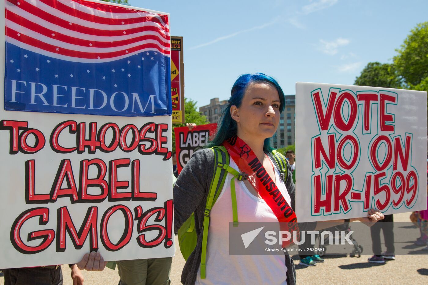 March Against Monsanto is held to protest against GMO food