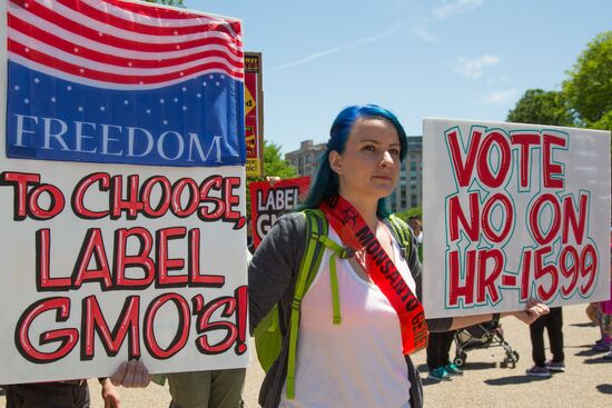 March Against Monsanto is held to protest against GMO food