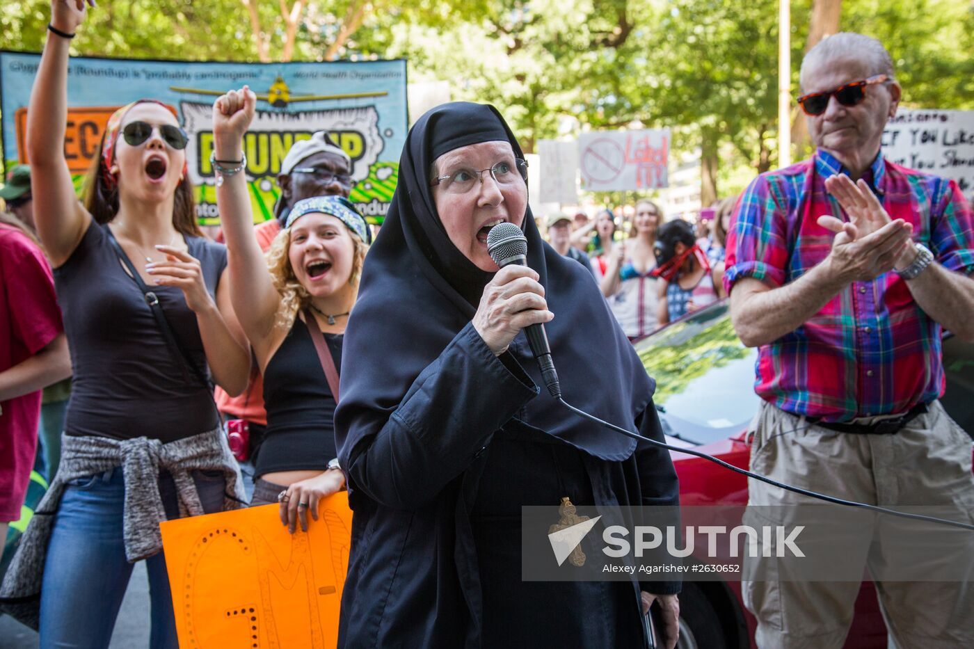 March Against Monsanto is held to protest against GMO food