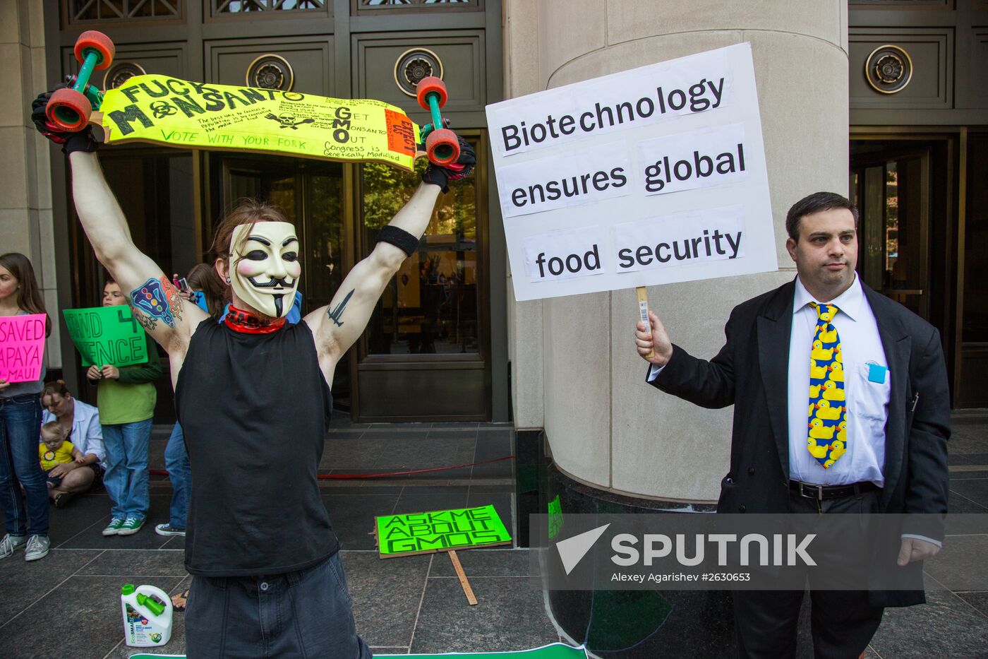 March Against Monsanto is held to protest against GMO food