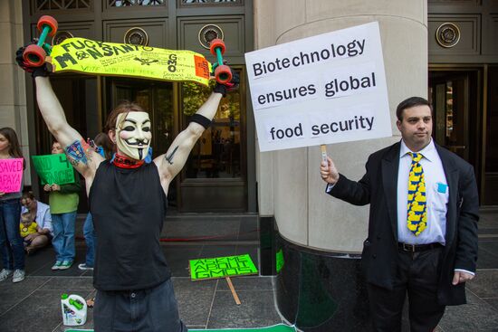 March Against Monsanto is held to protest against GMO food