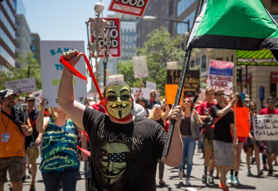 March Against Monsanto is held to protest against GMO food