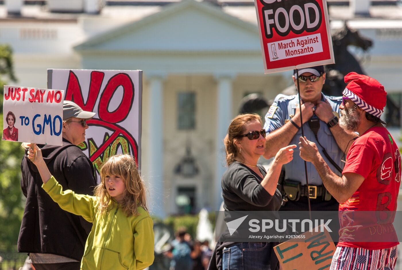 March Against Monsanto is held to protest against GMO food
