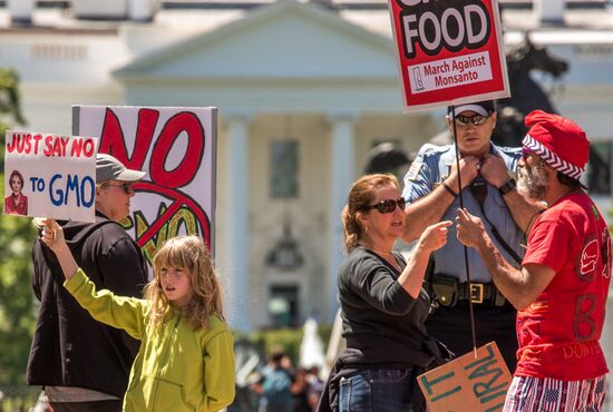 March Against Monsanto is held to protest against GMO food