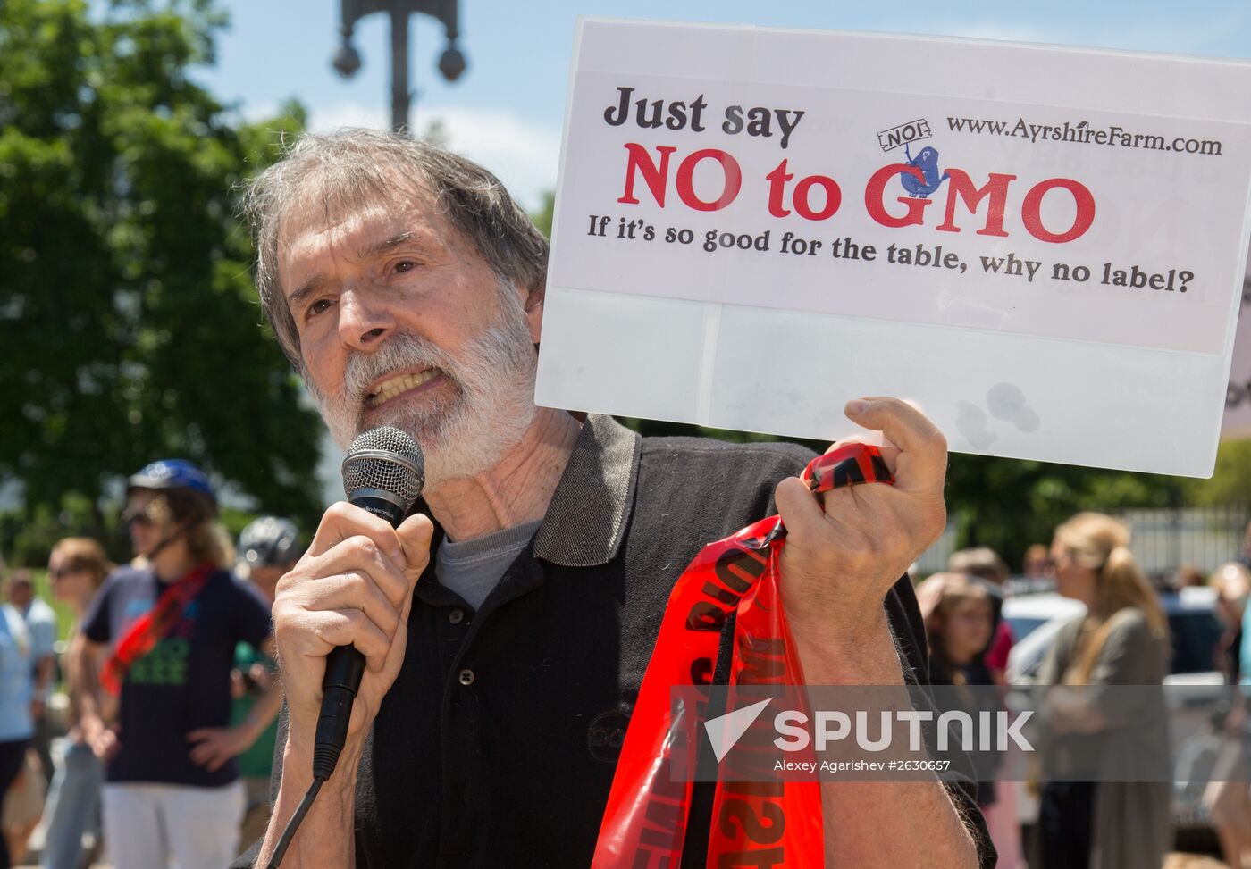 March Against Monsanto is held to protest against GMO food