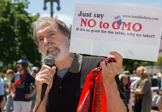 March Against Monsanto is held to protest against GMO food