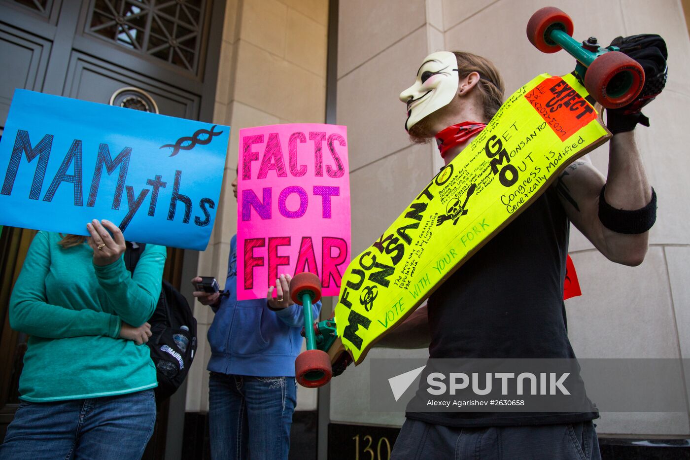 March Against Monsanto is held to protest against GMO food