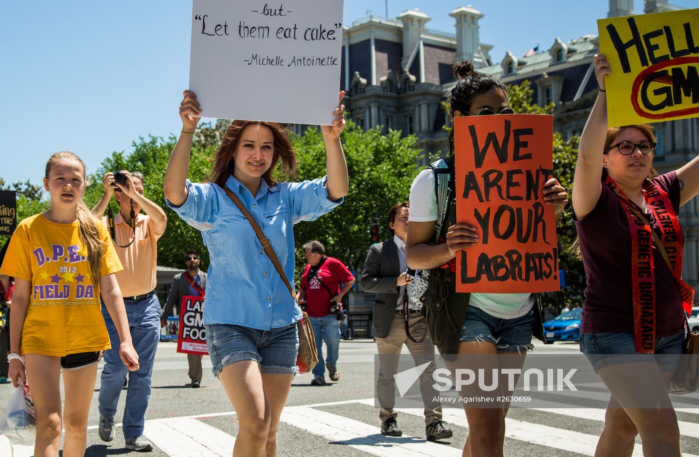 March Against Monsanto is held to protest against GMO food