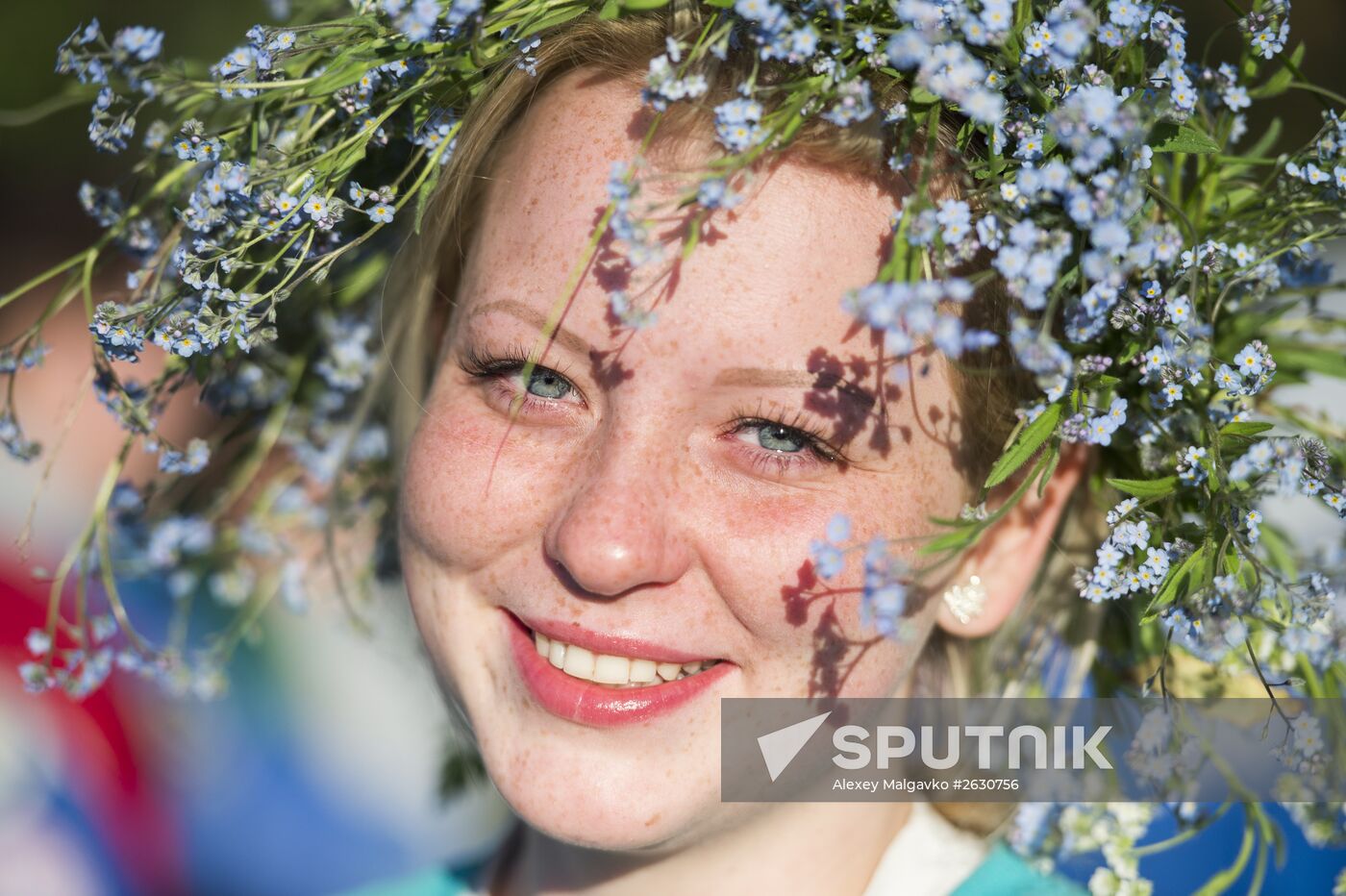 Regional gathering of students' teams in Birch Grove camp in town of Andreyevka, Omsk Region