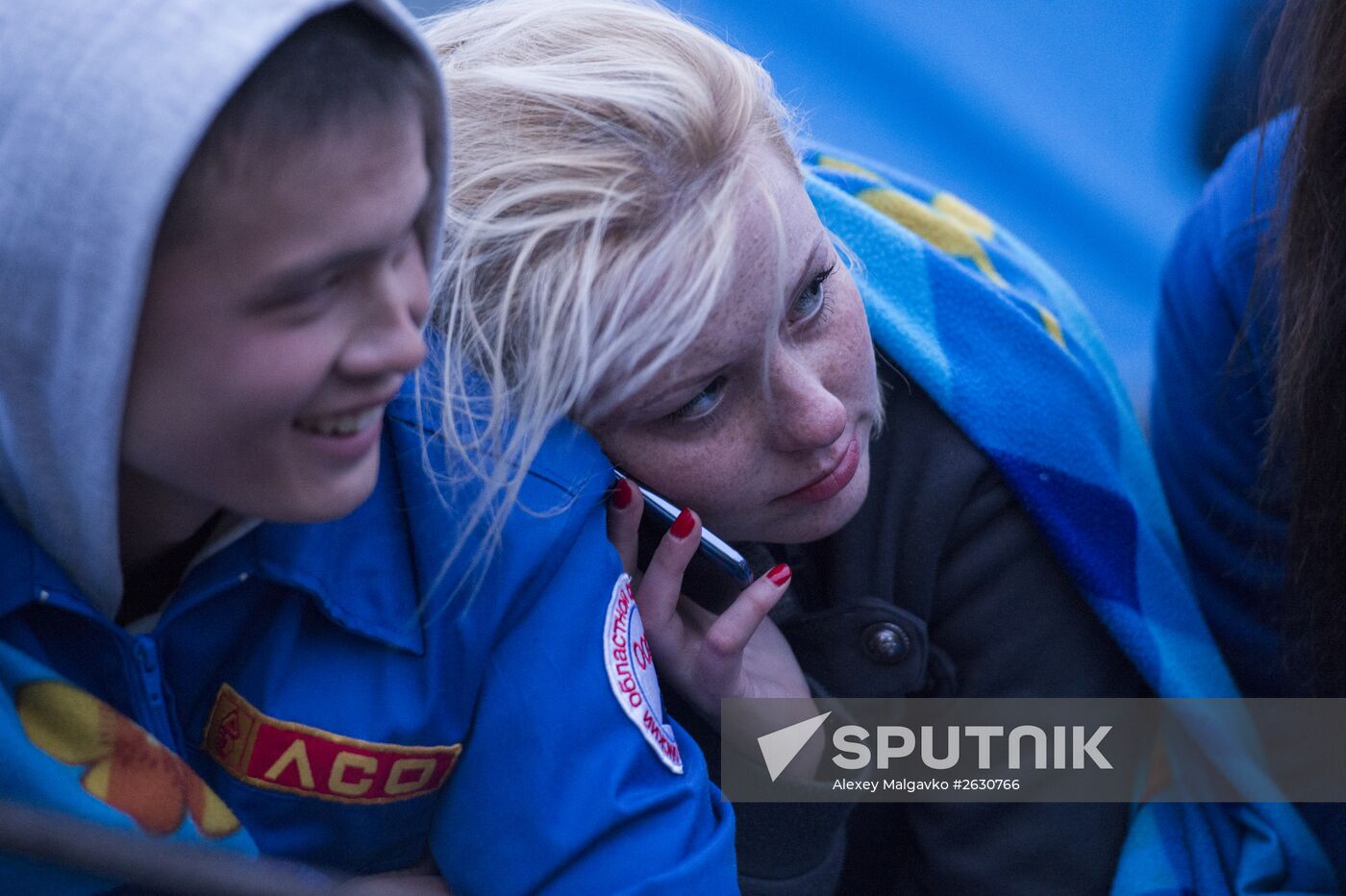 Regional gathering of students' teams in Birch Grove camp in town of Andreyevka, Omsk Region
