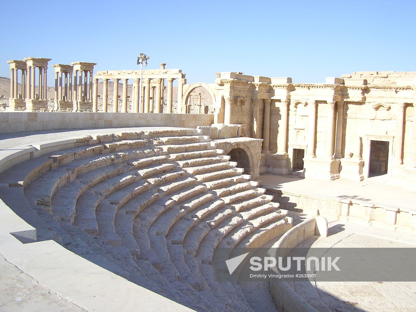 Ruins of ancient city of Palmyra