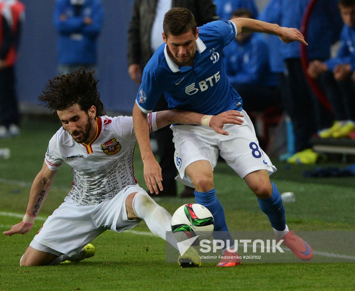 Russian Football Premier League. Dynamo vs. Arsenal